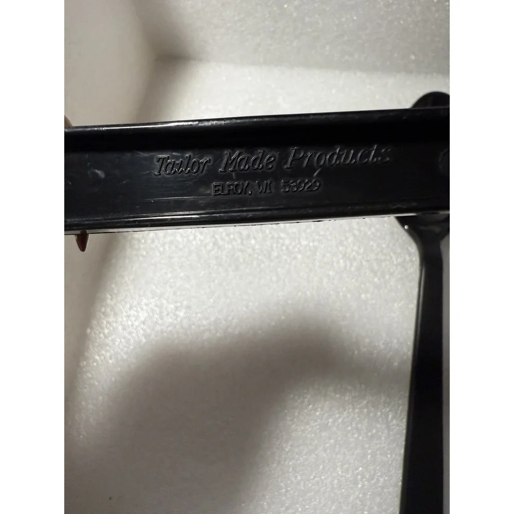 Taylor Made Product Black Slotted Spoon Set Made In USA Vintage